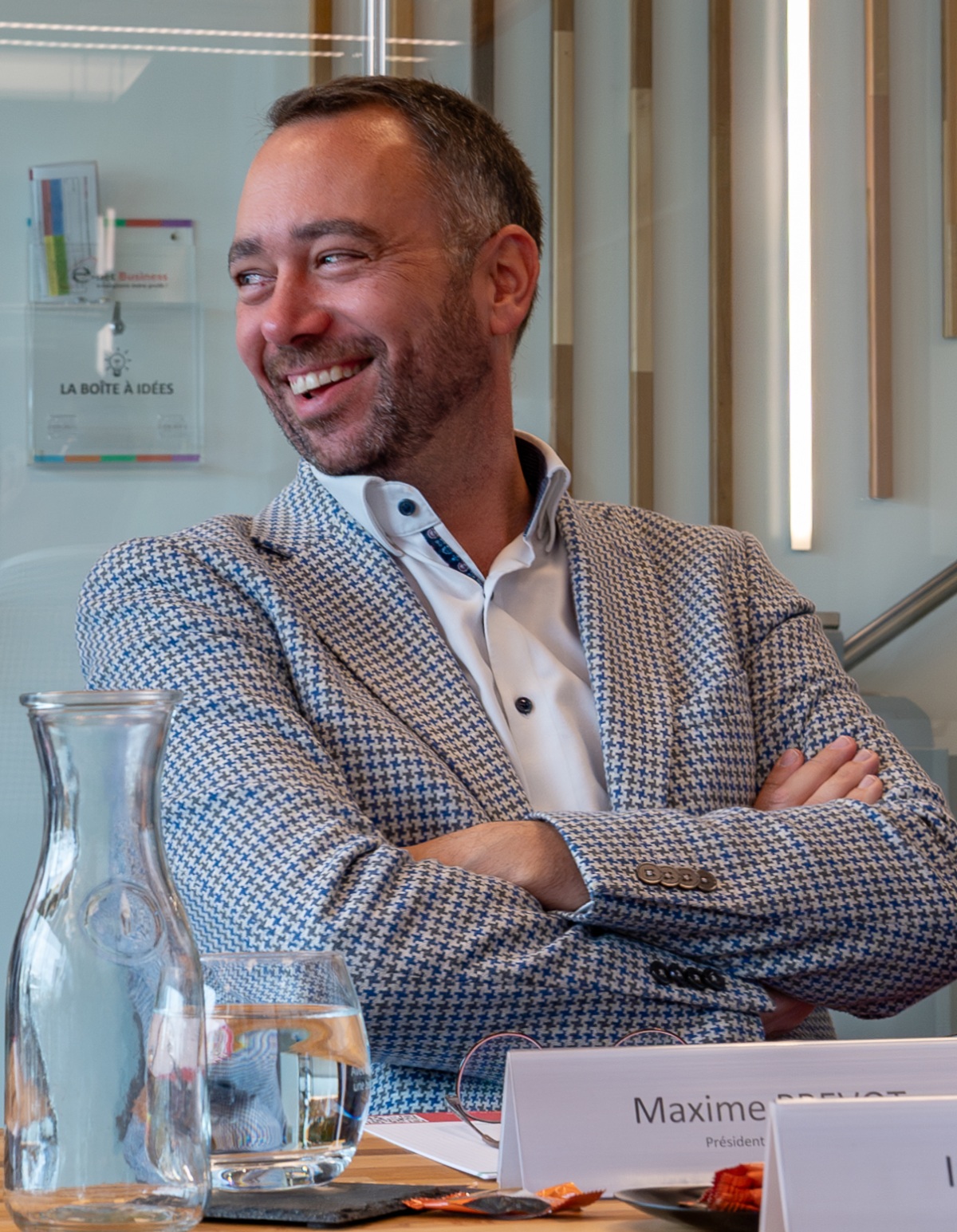 Échange autour de l’IA avec Maxime PREVOT, Yvan VEROUGSTRAETE,... et les experts d’E-net Business