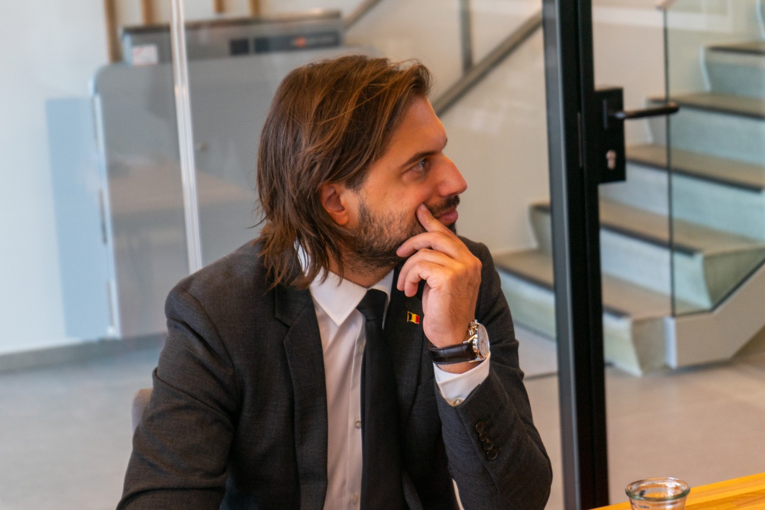 Georges-Louis BOUCHEZ en atelier d'échange sur L'IA chez E-net Business