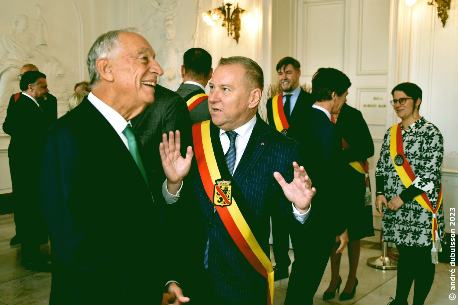 Essai d'intelligence artificielle réalisé par le E-net Lab accompagné du Président du Portugal : Marcelo Rebelo DE SOUSA.